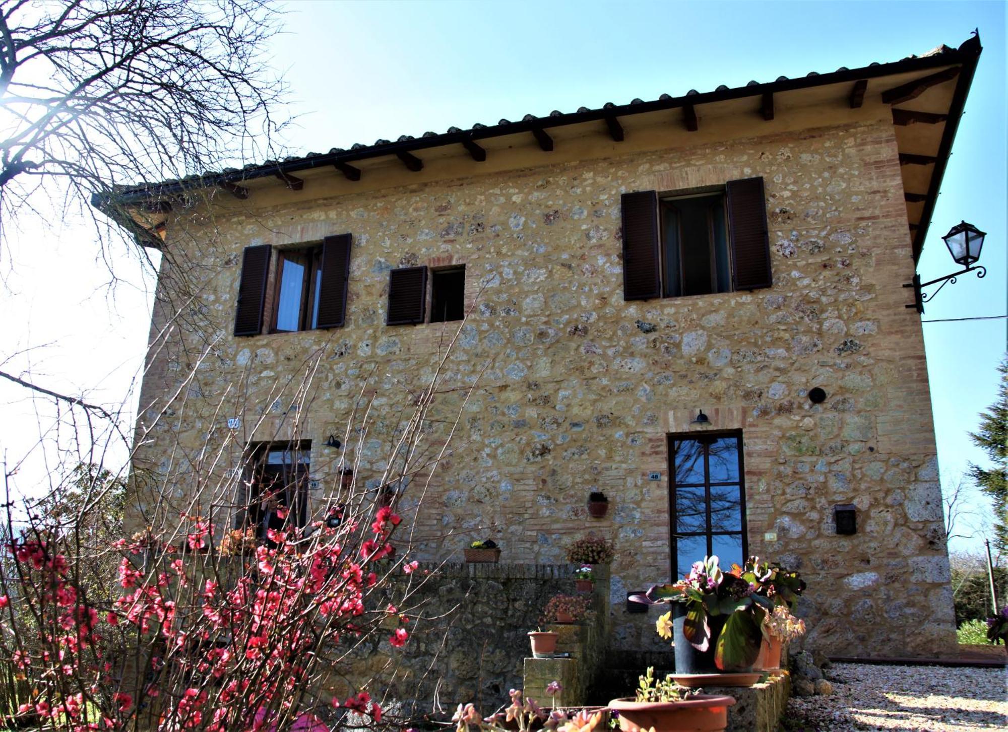 Claudia Vacanza Toscana - Appartamento Melograno -10 Min Da Siena Sovicille Pokoj fotografie